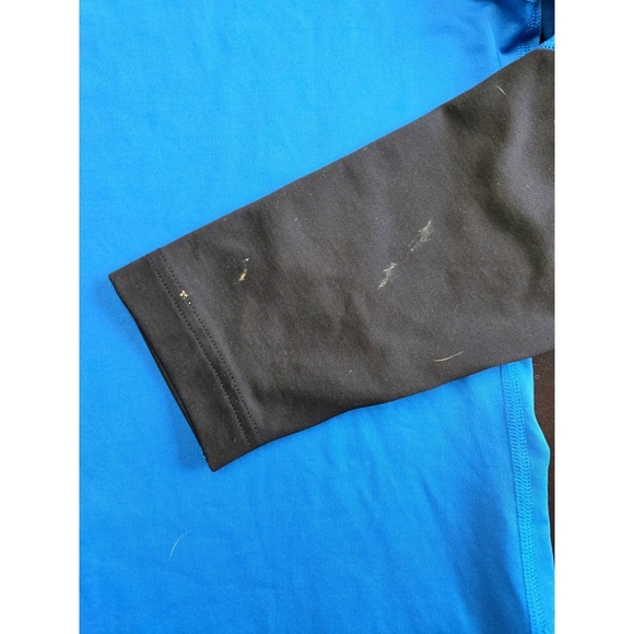 Under Armour Mens ColdGear Hoodie Long Sleeve Blue Gray Athletic Fitted Size LG - Picture 3 of 4